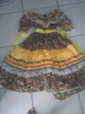 vestido de são joão de chita floral